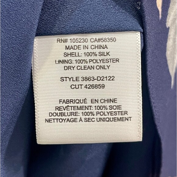 JOIE Foxglove Floral Ruffle Spaghetti Strap 100% Silk Dress, Sz M - Picture 6 of 6